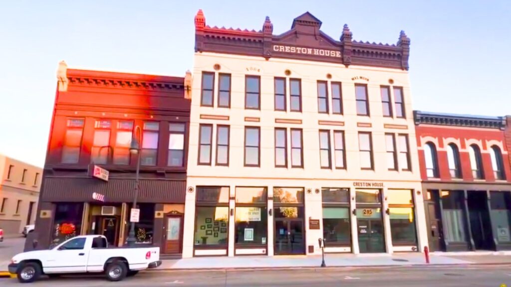 The Historic Creston House building in Council Bluffs, Iowa