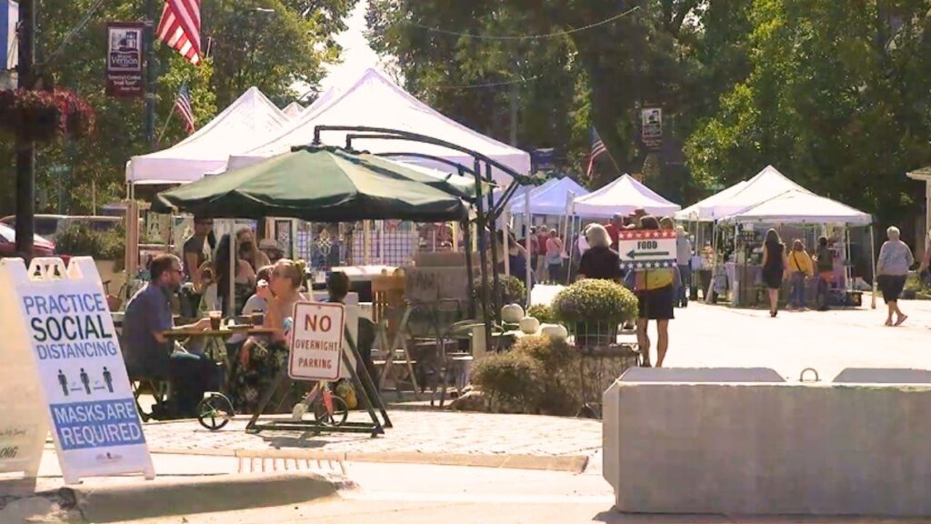 The Lincoln Highway Arts Festival in Mount Vernon, Iowa