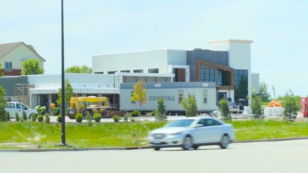 Street view in Urbandale, Iowa