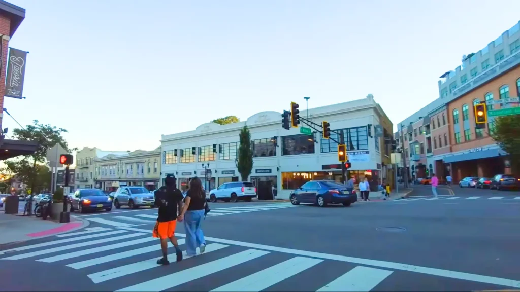 Downtown Montclair NJ Intersection